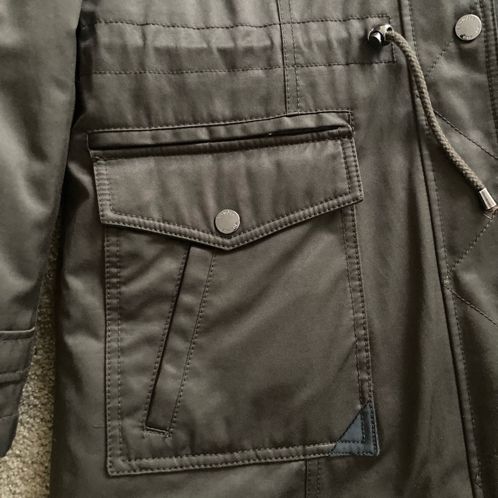 Laundry By Shelli Segal Quilted Olive Jacket - Picture 6 of 15